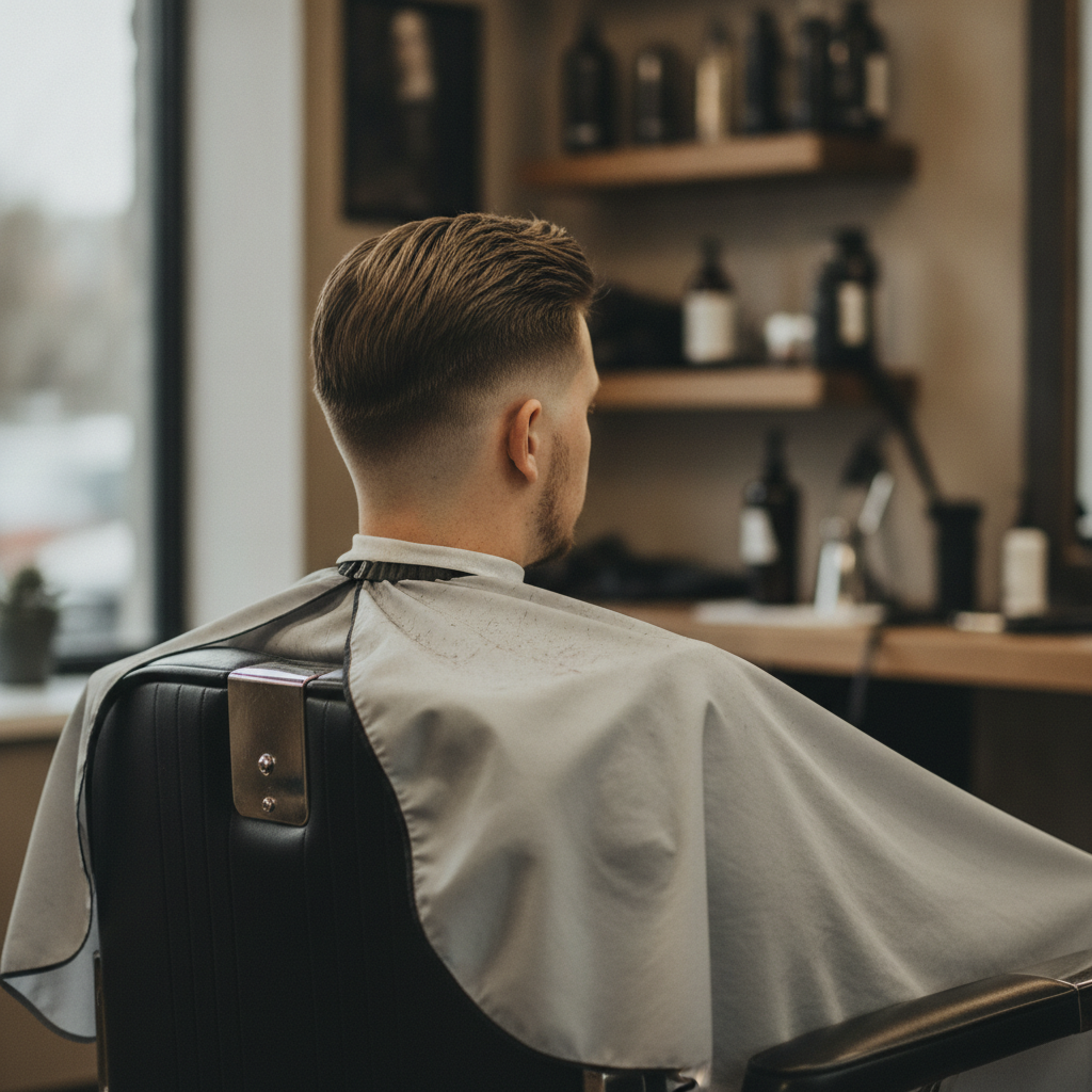 Men's Haircut - No Face and No Text